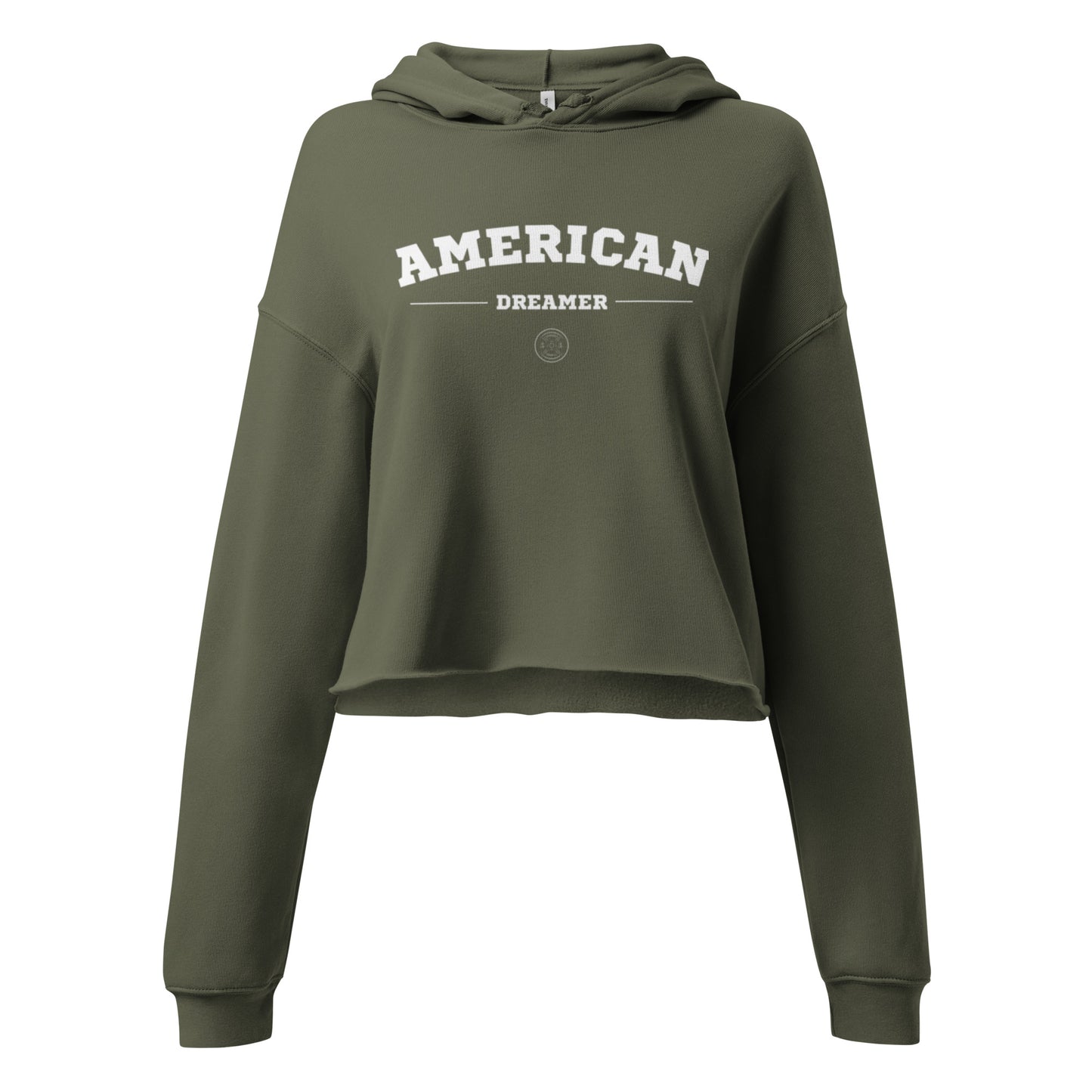 AmericanDreamerCo Varsity crop hoodie