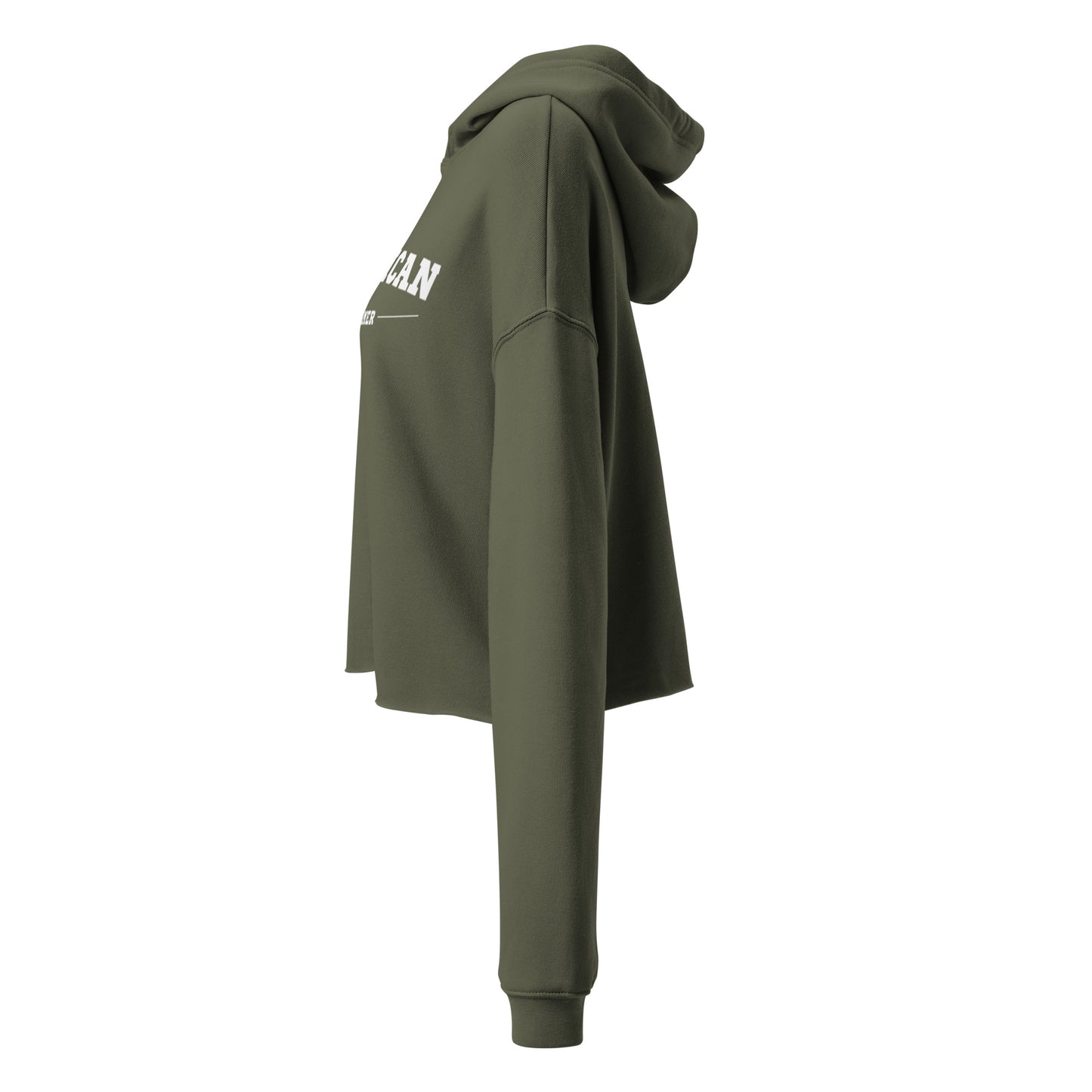 AmericanDreamerCo Varsity crop hoodie