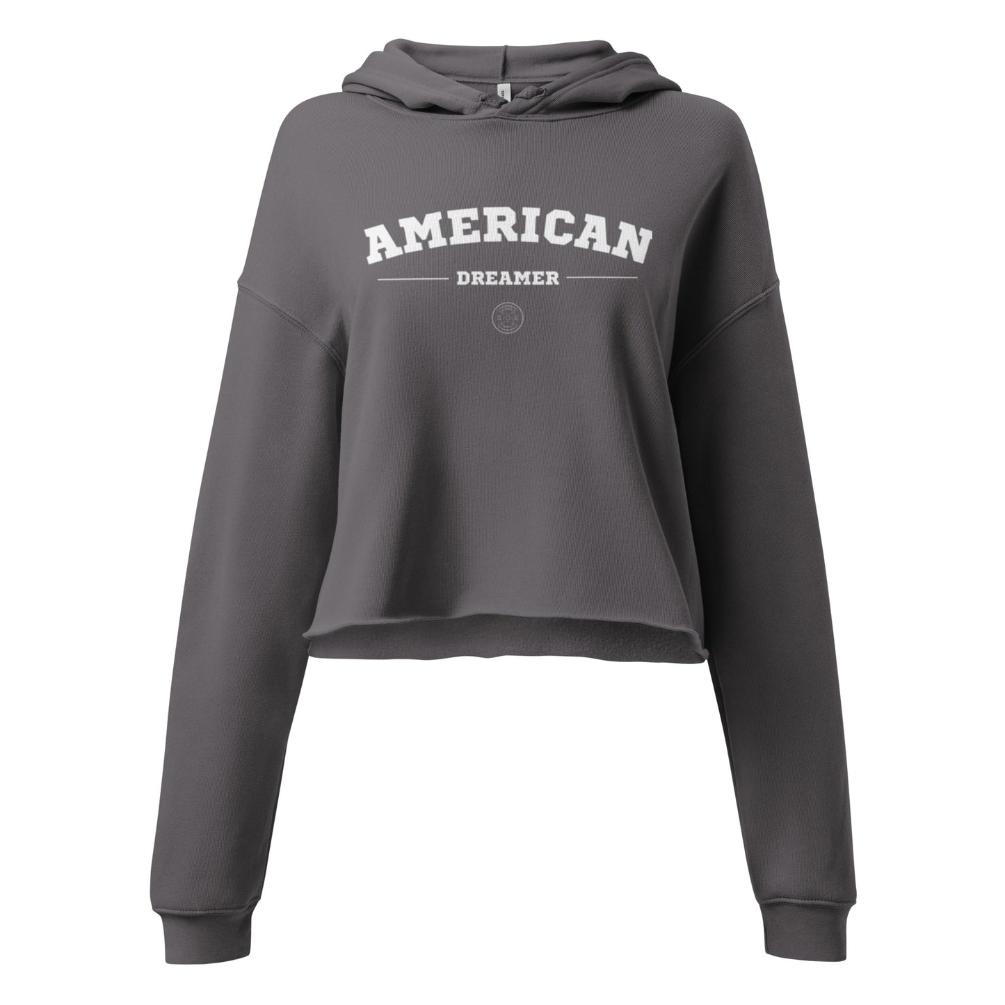 AmericanDreamerCo Varsity crop hoodie